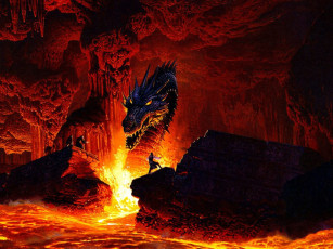 Картинка фэнтези драконы