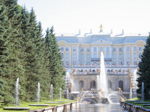 Картинка города санкт петербург петергоф россия