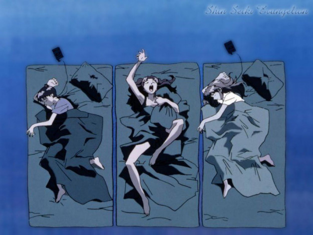 Обои картинки фото аниме, evangelion