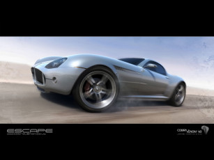 обоя 2008, cobra, venom, v8, concept, автомобили, 3д