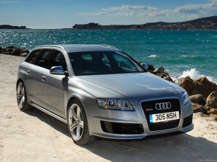 Картинка audi rs6 avant uk version 2008 автомобили