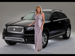 Картинка strut infiniti fx ginza автомобили авто девушками