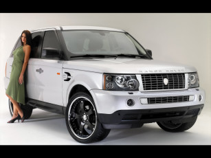 Картинка strut range rover sport ascot emerald автомобили авто девушками