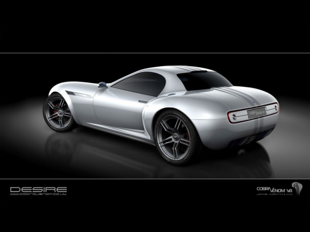 Обои картинки фото 2008, cobra, venom, v8, concept, автомобили, 3д