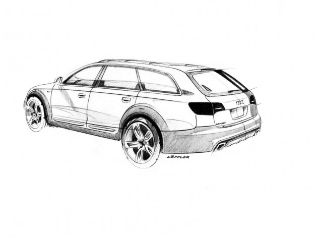 Обои картинки фото audi, allroad, quattro, concept, 2005, автомобили, рисованные