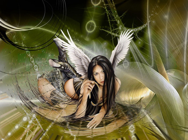 Обои картинки фото фэнтези, ангелы
