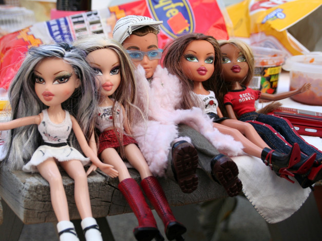 Обои картинки фото разное, bratz, куклы