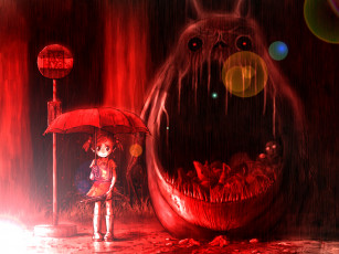 обоя аниме, my, neighbor, totoro