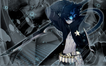 Картинка аниме black rock shooter