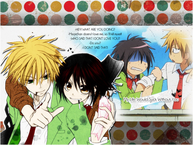 Обои картинки фото аниме, kaichou, wa, maid, sama