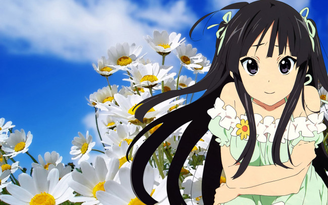 Обои картинки фото аниме, on