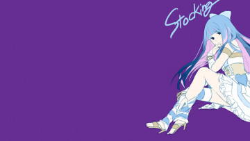обоя аниме, panty, stocking, with, garterbelt