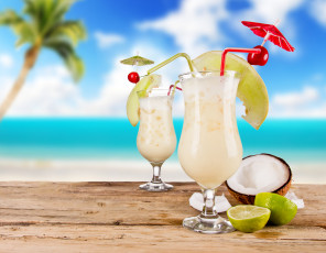 Картинка еда напитки коктейль бокалы