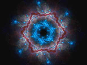 Картинка 3д графика fractal фракталы цвета фон узор