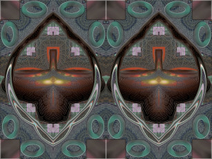 Картинка 3д графика fractal фракталы узор цвета фон