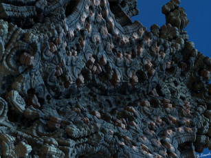 Картинка 3д графика fractal фракталы узор цвета фон