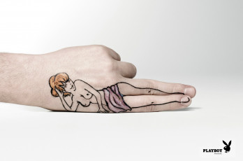 обоя бренды, playboy, плейбой