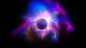 Картинка 3д графика шары абстракция