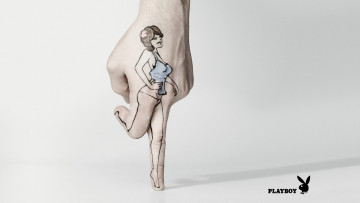 обоя бренды, playboy, плейбой