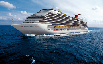 Картинка carnival magic корабли лайнеры океанский лайнер круиз простор