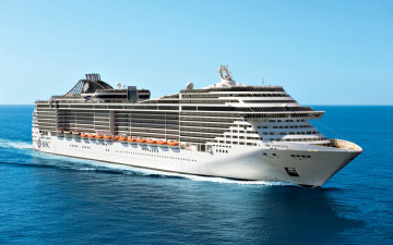 Картинка lindo navio корабли лайнеры океан простор круизный лайнер