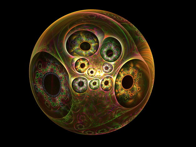 Обои картинки фото 3д, графика, fractal, фракталы, узор, цвета, фон