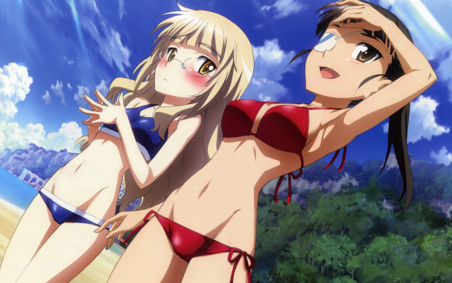 Обои картинки фото аниме, strike, witches