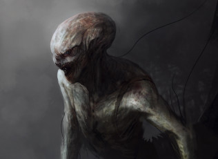 Картинка фэнтези существа клыки