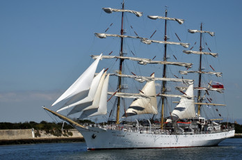 Картинка корабли парусники паруса мачты