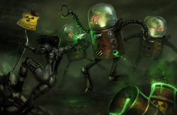 Картинка фэнтези существа оружие радиация