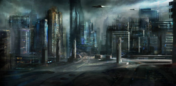 Картинка фэнтези иные миры времена здания