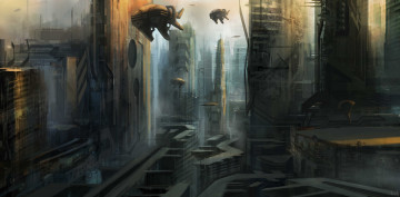 Картинка фэнтези иные миры времена здания