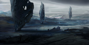 Картинка фэнтези иные миры времена абстракция