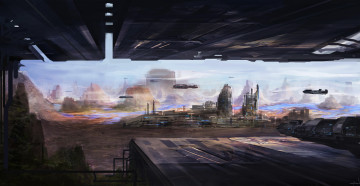 Картинка фэнтези иные миры времена полет