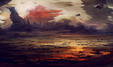 Картинка фэнтези иные миры времена полет