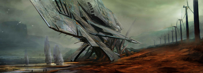 Обои картинки фото фэнтези, иные, миры, времена, птицы