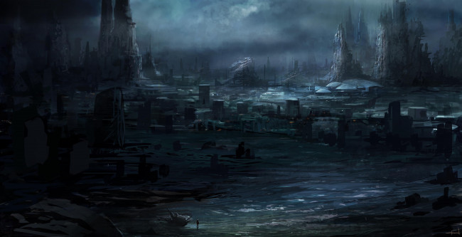 Обои картинки фото фэнтези, иные, миры, времена, горы