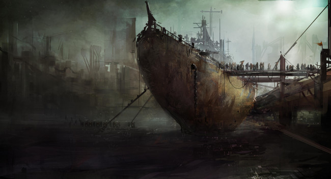 Обои картинки фото фэнтези, другое, цепь, порт