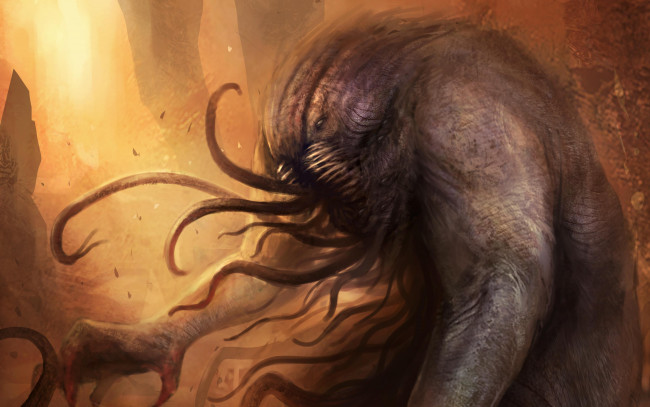 Обои картинки фото фэнтези, существа, клыки