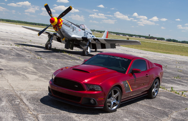 Обои картинки фото 2013, ford, mustang, sr, p51, автомобили