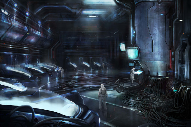 Обои картинки фото фэнтези, люди, капсулы