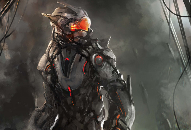 Обои картинки фото фэнтези, роботы, киборги, механизмы, глаз