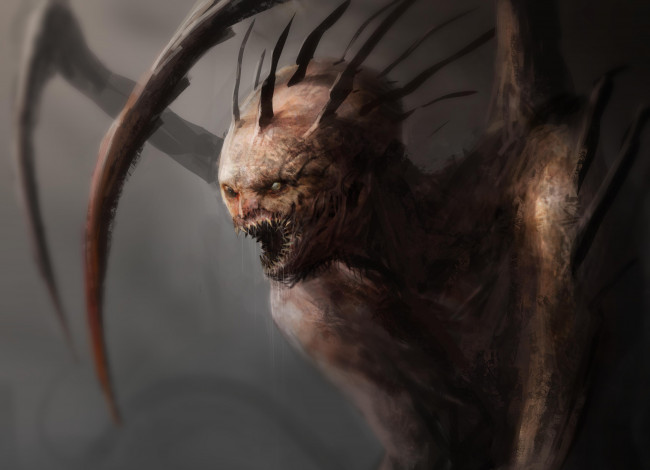 Обои картинки фото фэнтези, существа, клыки