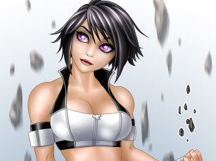 Картинка рисованное люди фон взгляд девушка