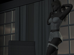 Картинка 3д+графика люди+ people фон взгляд девушка