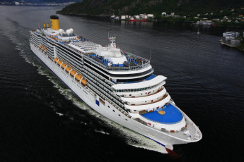 Картинка costa+luminosa корабли лайнеры лайнер круизный