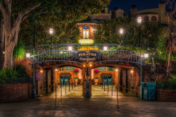 Картинка города -+огни+ночного+города ночь улица заведение огни