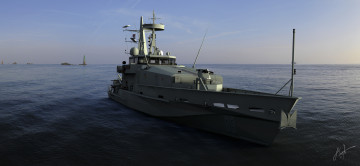 Картинка корабли 3d маяк корабль море