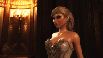 Картинка 3д+графика эльфы+ elves взгляд эльфийка фон