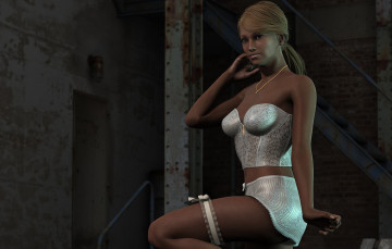 Картинка 3д+графика люди+ people фон взгляд девушка